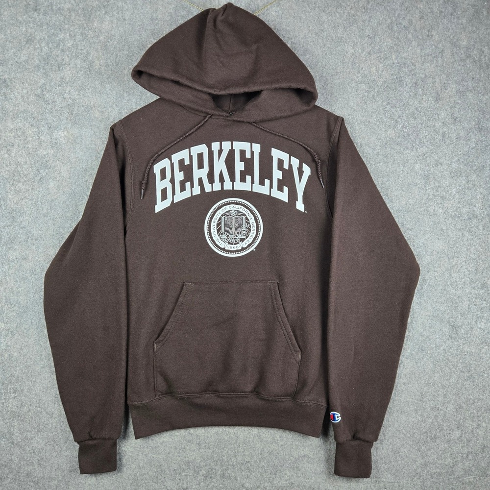 Champion Berkeley Hoodie Womens XS Brown University California Pullover Graphic